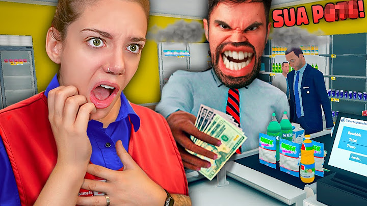 eu fui HUMILHADA por ele nesse vídeo! - Supermarket Simulator