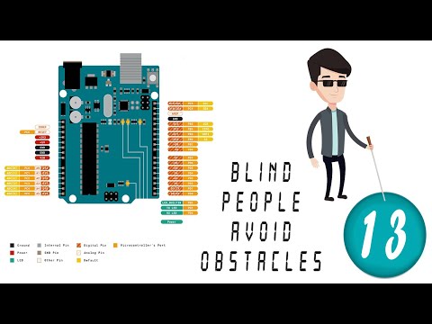 ARDUINO TUTORIAL-13 | Blind People Avoid Obstacles Project with Buzzer | M42 TECH