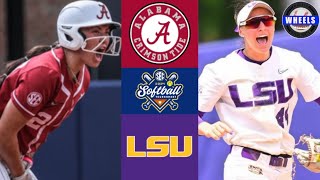 #9 Alabama vs #8 LSU (CRAZY!) | SEC Tournament Elimination Game | 2024 College Softball Highlights screenshot 1