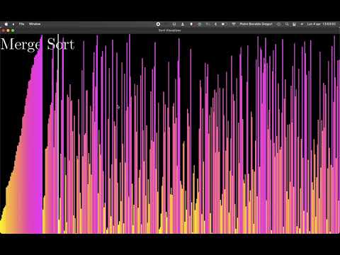 C++/SFML Sort Visualizer Showcase | 400 Columns