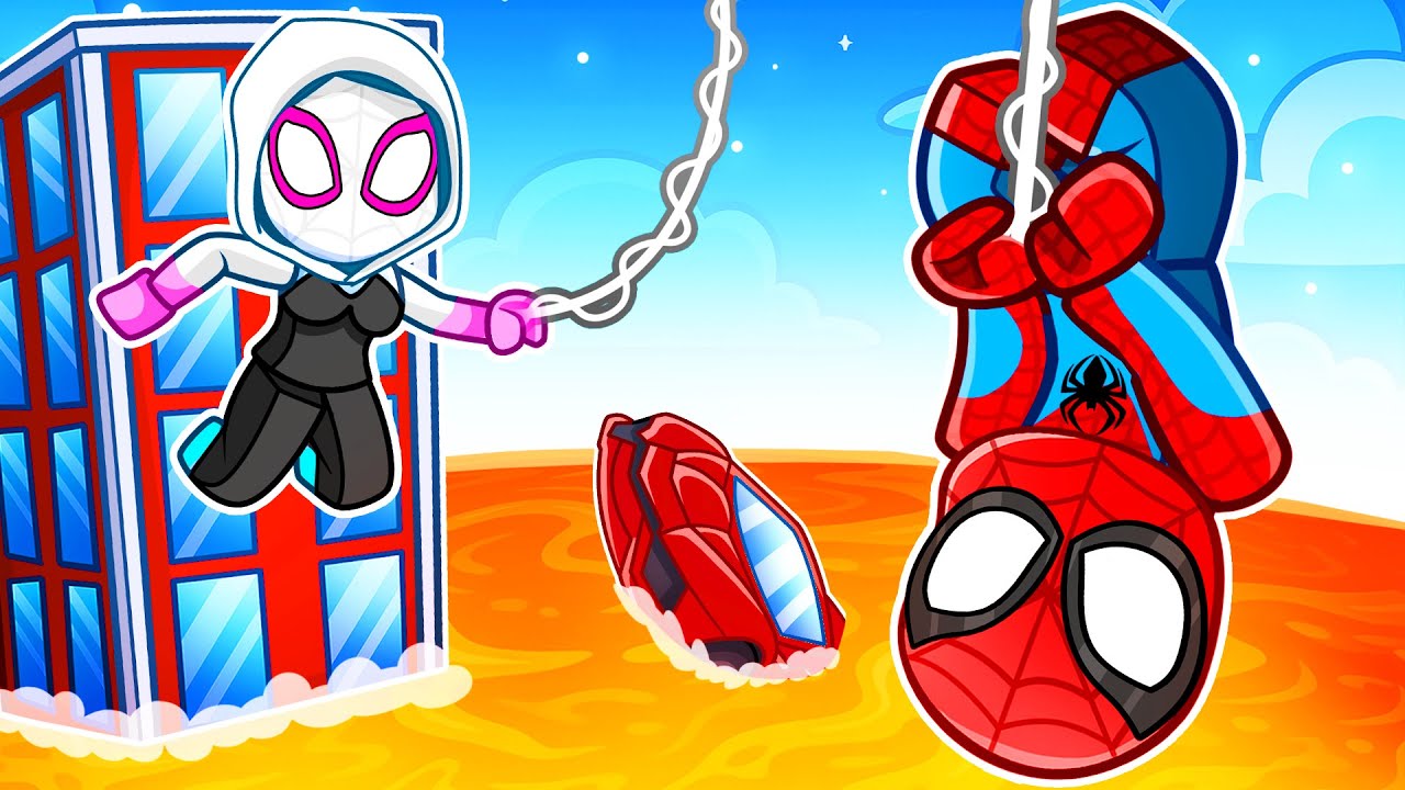 Roblox FLOOR is LAVA: Spiderman Edition