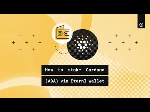 How to Stake Cardano (ADA) Using Eternl Wallet - video from Everstake