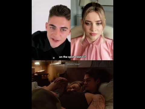 this improvised scene in After We Fell of #josephinelangford and #herofiennestiffin 😳💕