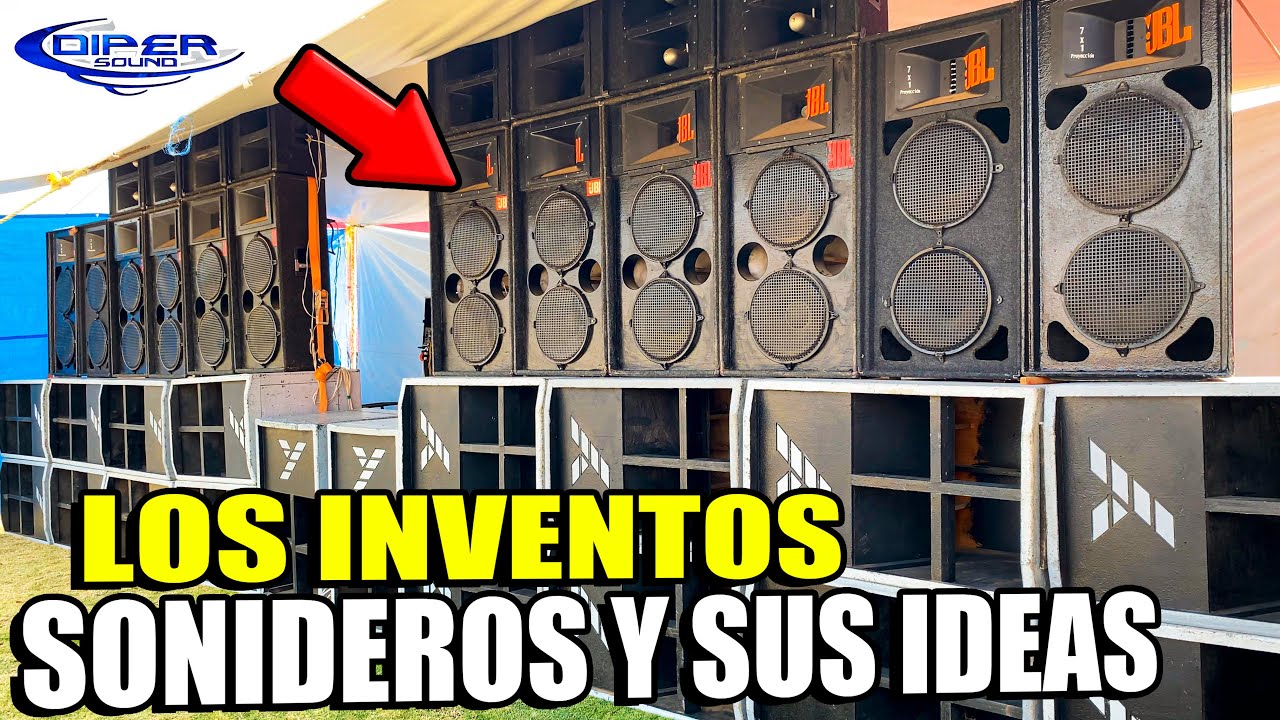 PARA CARGAR BAFLES HA CREADO ESTE CARRITO CON MATERIALES RECICLADOS, SONIDO KAOS