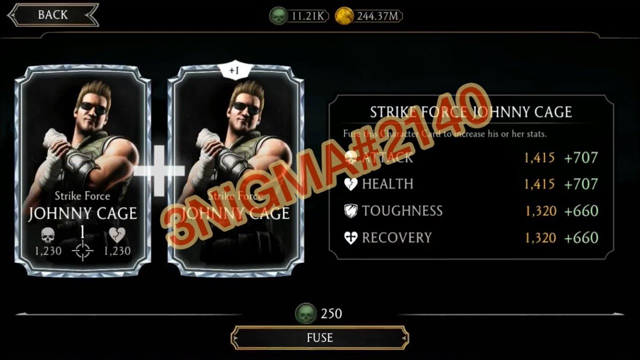 Character Glitch : Mortal Kombat Mobile