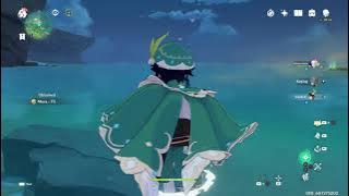 Keqing defeated by a slime