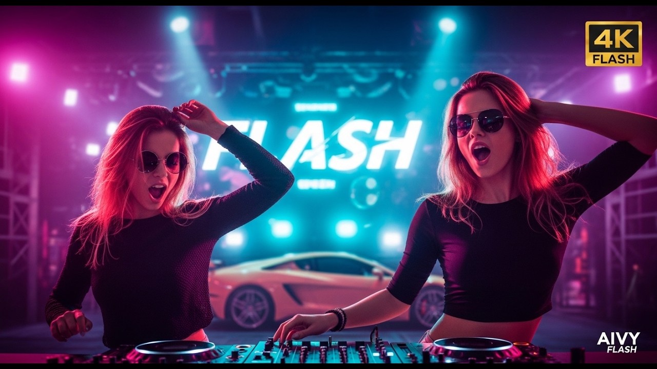 Night Drive CAR MUSIC Bass Boosted 🚗 EDM Techno Club Mix 2026 – AIVY FLASH Vol.1