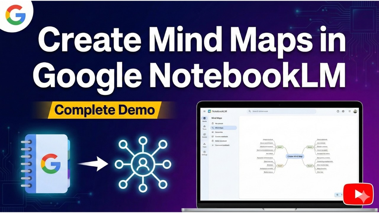 Create Mind Maps in Google NotebookLM - Complete Demo - YouTube