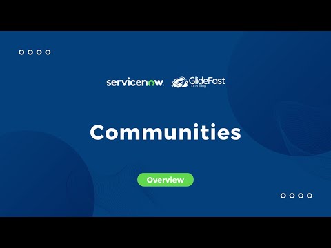 Communities in ServiceNow | Share The Wealth