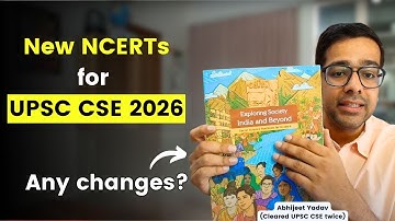 NCERT booklist for UPSC CSE 2026 | New NCERTs for UPSC