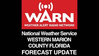 WESTERN MARION COUNTY FLORIDA FORECAST - UPDATE