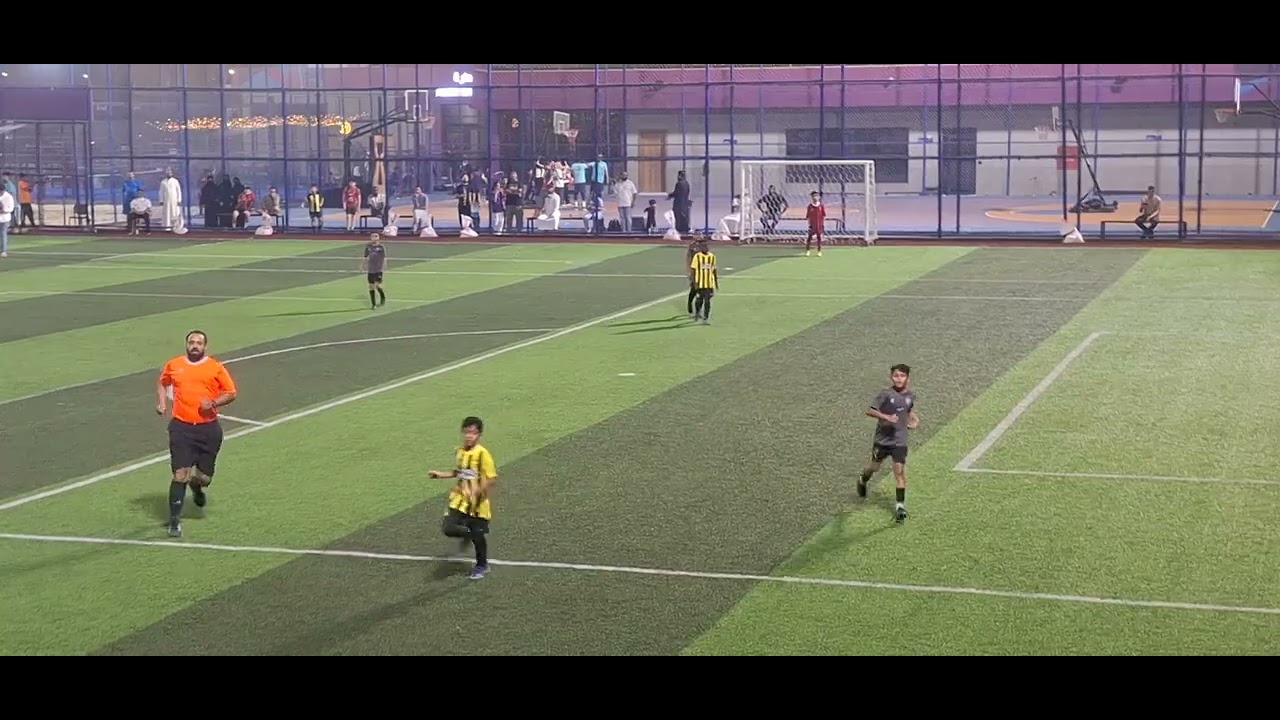 المباراة  النهائية بين براعم الاتحاد U2014 ضد أكاديمية مهد الشوط الأول .