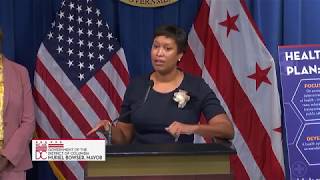 Mayor Bowser Releases DC’s Health Systems Plan, 9/19/17