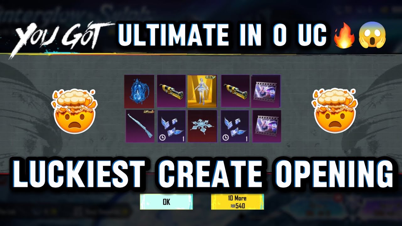 New Ultimate Set in 10 UC 😱 | Luckiest Crate Opening 🔥 | BGMI Tips & Tricks✅ 