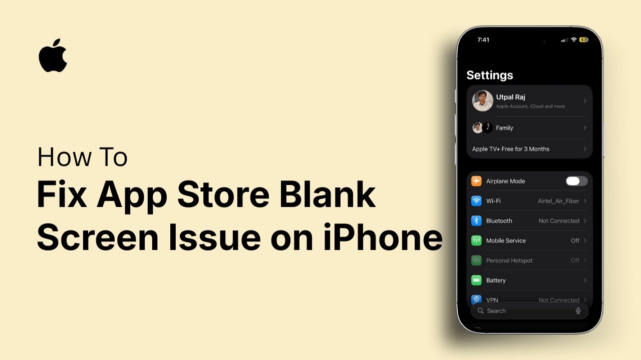 How to Fix App Store Blank Screen Issue on iPhone