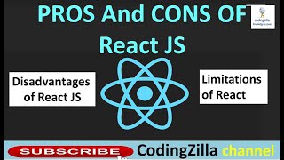 PROS And CONS Of React JS | Disadvantages of ReactJS | #ReactJS Full Tutorial in Hindi #codingzilla