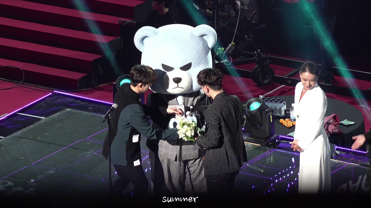 190123 가온차트 아이콘 iKON 올해의 1월 디지털음원상+롱런음원상+스타일상 바비아이 대리수상+음반제작상 수상소감