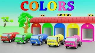 Learn Colors and Number with Color Balls Truck - Kutty Kids TV