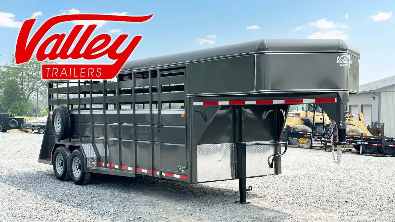 Valley 7'x20' Livestock Trailer - 14K GVWR - Model # 76820
