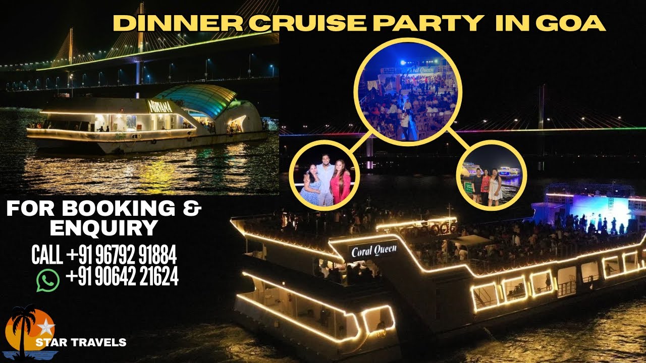Dinner cruise party in Goa || How to book || Best cruise in Goa 