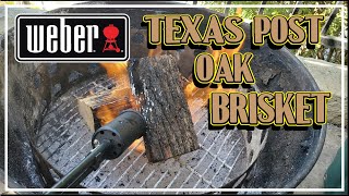 Texas Post Oak Brisket on WSM | Sharpe Cooking Wood |Grand Champion Harry Soo SlapYoDaddyBBQ.com