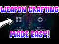 Weapon crafting explained indepth guide elements patterns  shaping  destiny 2 witch queen