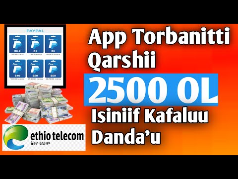 Hojii Online Qarshii Karaa PayPal Fi Kardii Mobaayilaan Isiniif Kafalu | Earn Money Online | GReward