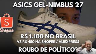 Tênis ASICS Nimbus 27 da Shopee é ORIGINAL? R$450 vs R$1100! Feito na China