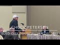 Chuck Petersen speaks to the Elko City Council on Jan. 10, 2023.