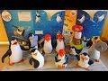 2015 dreamworks penguins of madagascar toys complete set in happy meal mcdonalds europe