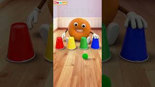 Which Cup Has the RIGHT Color Ball?! 🟡🔵🔴 | Fun Kids Matching Game