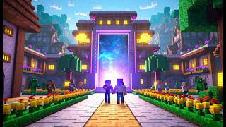 Leonardo AI 250 Minecraft Village Peaceful screenshot 1