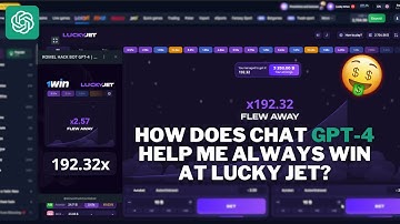 HOW DOES CHAT GPT-4 HELP ME ALWAYS WIN AT LUCKY JET? 😎 Lucky Jet Predictor Telegram Bot | Aviator