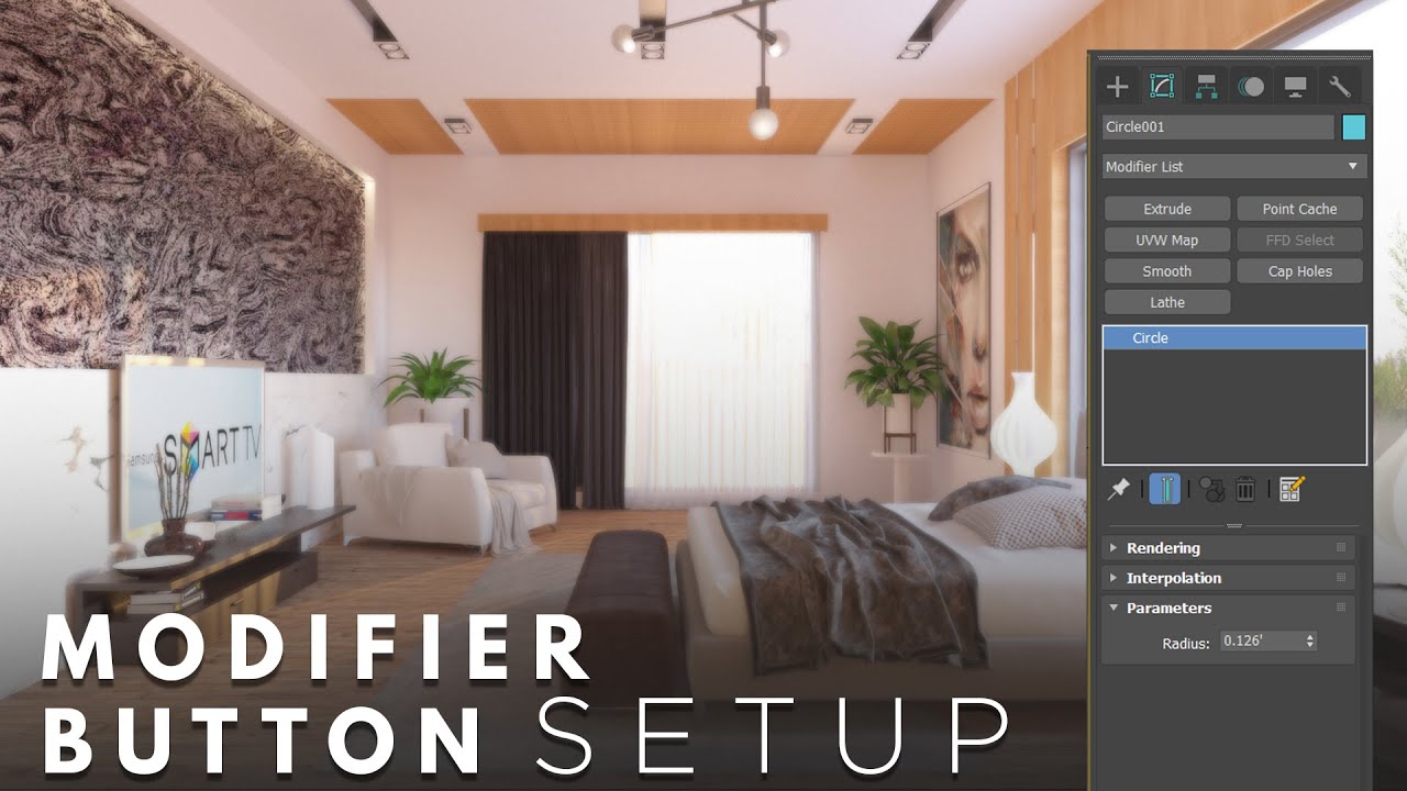 Modifier Button Configuration Setup In 3ds Max | Vray Next | 3d Tips ...