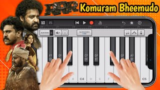 RRR - Komuram Bheemudo Song on iPhone (Garageband) screenshot 5