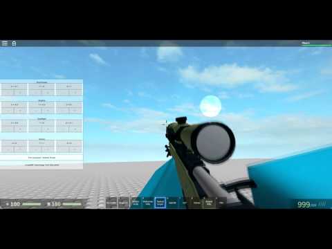 Gun Animation Demonstration Youtube - roblox how to make gun animations