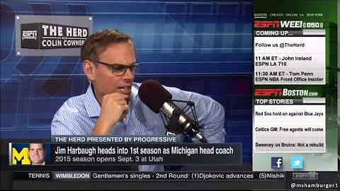 Jim Harbaugh Interview Gets so Painfully Awkward C...