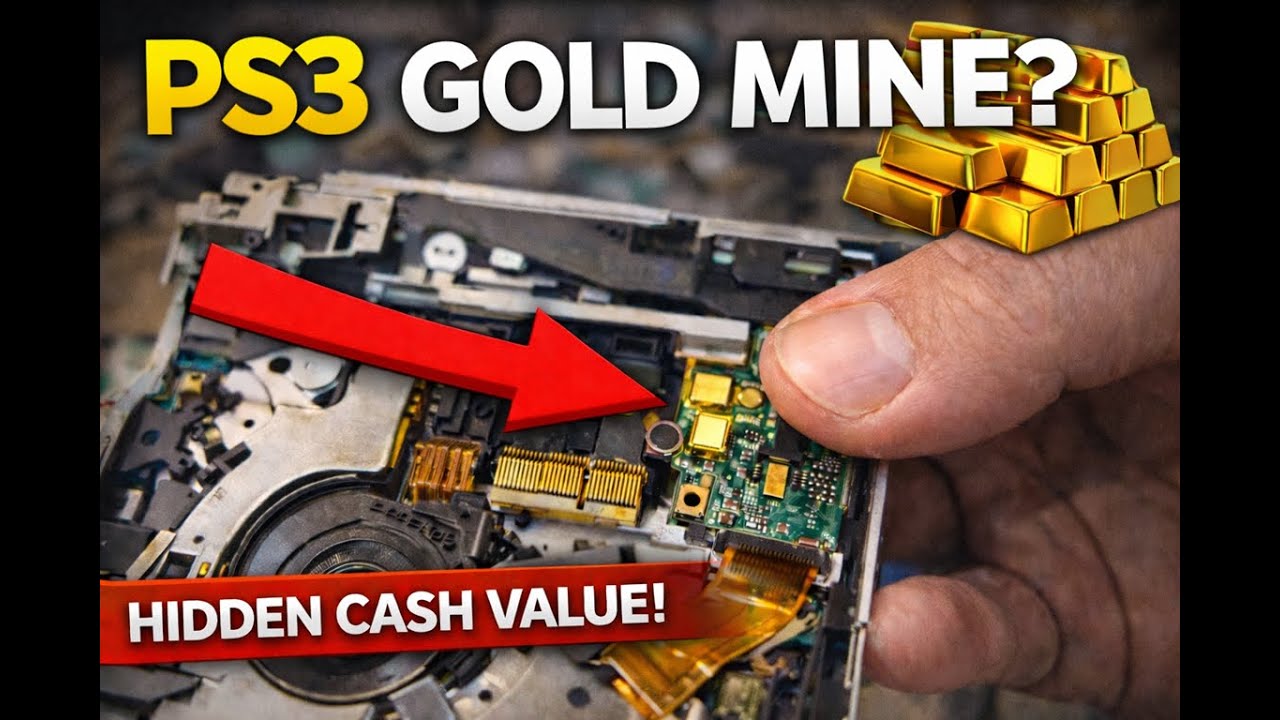 The Hidden Gold Mine Inside Your Junked PS3 Blu-ray Drive! 🤯