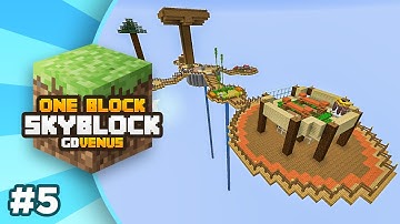 Minecraft, BUT You Only Get ONE BLOCK #5 | Villager Farm