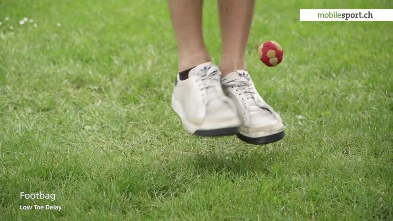 Street Games Footbag Freestyle Einzeltraining Low Toe Delay