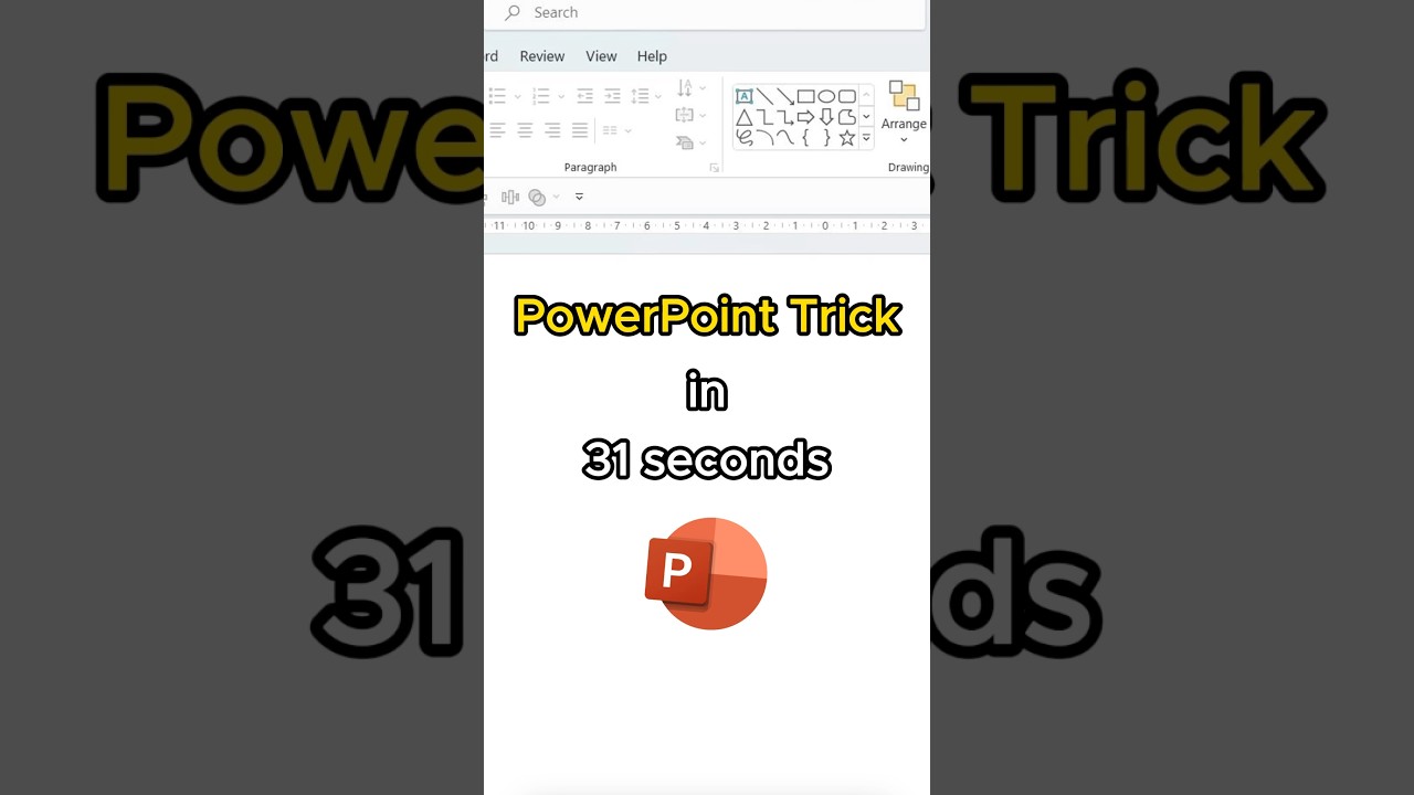 Professional SLIDE DESIGN in PowerPoint in 31 seconds 🤯 #powerpoint #tutorial #presentation