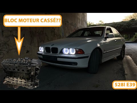 J'OUVRE LE MOTEUR BMW 528I E39