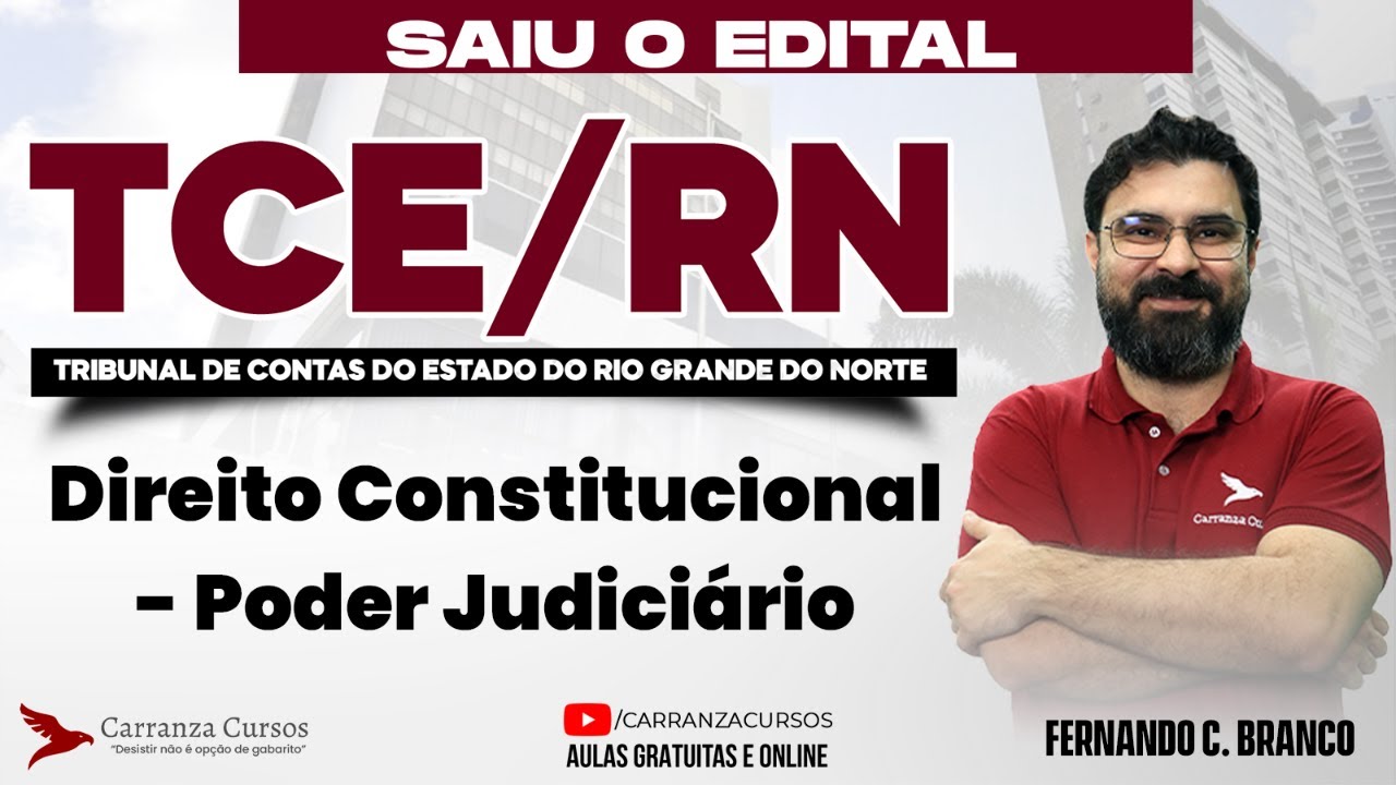 TCE-RN Concurso: Poder Judiciário | Direito Constitucional para Prova