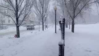 Lovely Winter Scenes in Malden Massachusetts