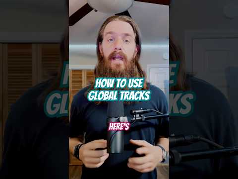 How to use Global Tracks in Logic Pro #musicproducer #logicprox