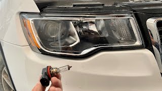 Low beam headlight replacement 2018 Jeep Grand Cherokee