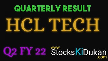 HCL TECH Q2 FY 2022 RESULT ANNOUNCED DECLARES DIVIDEND