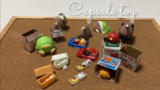 【カプセルトイ】おむすびマスコット2/mini段ボール2/おこさまランチ2/キーウィの日常