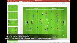 Plantilla Powerpoint Diseño Ejercicios Fútbol
