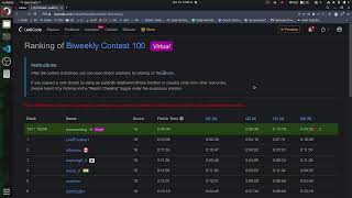 LeetCode BiWeekly Contest 100 | Virtual Contest